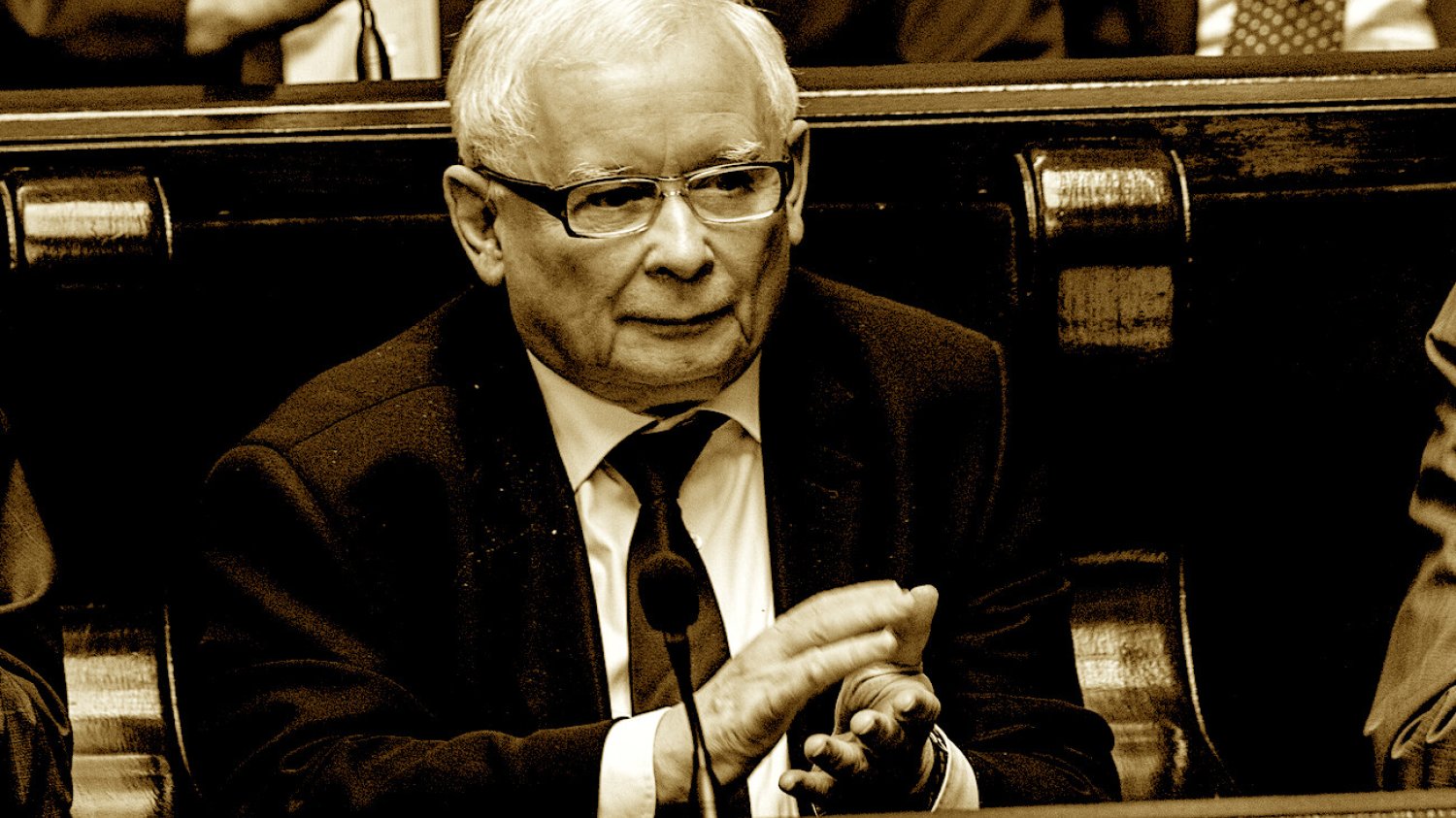 Jarosław Kaczyński, prezes PiS. Jarosław Kaczyński, prezes PiS.