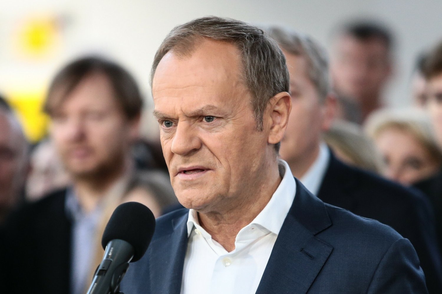 Lider PO Donald Tusk.