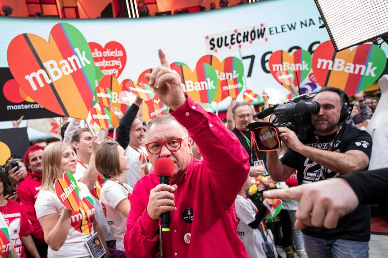 Jurek Owsiak miał wczoraj mnóstwo pracy, ale znowu dopiął swego.