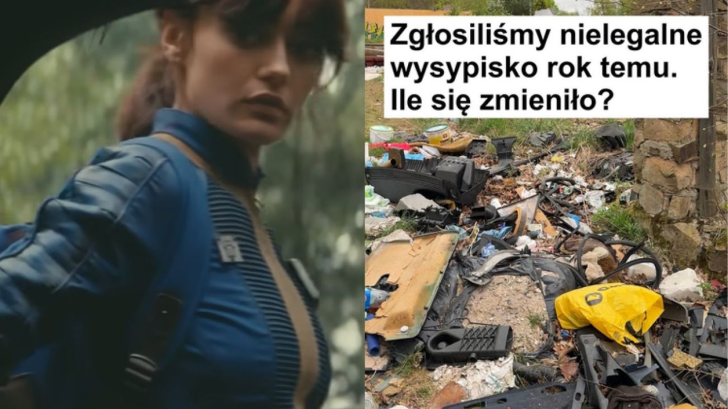 Wysypisko śmieci na Dolnym Śląsku rodem z serialu "Fallout"