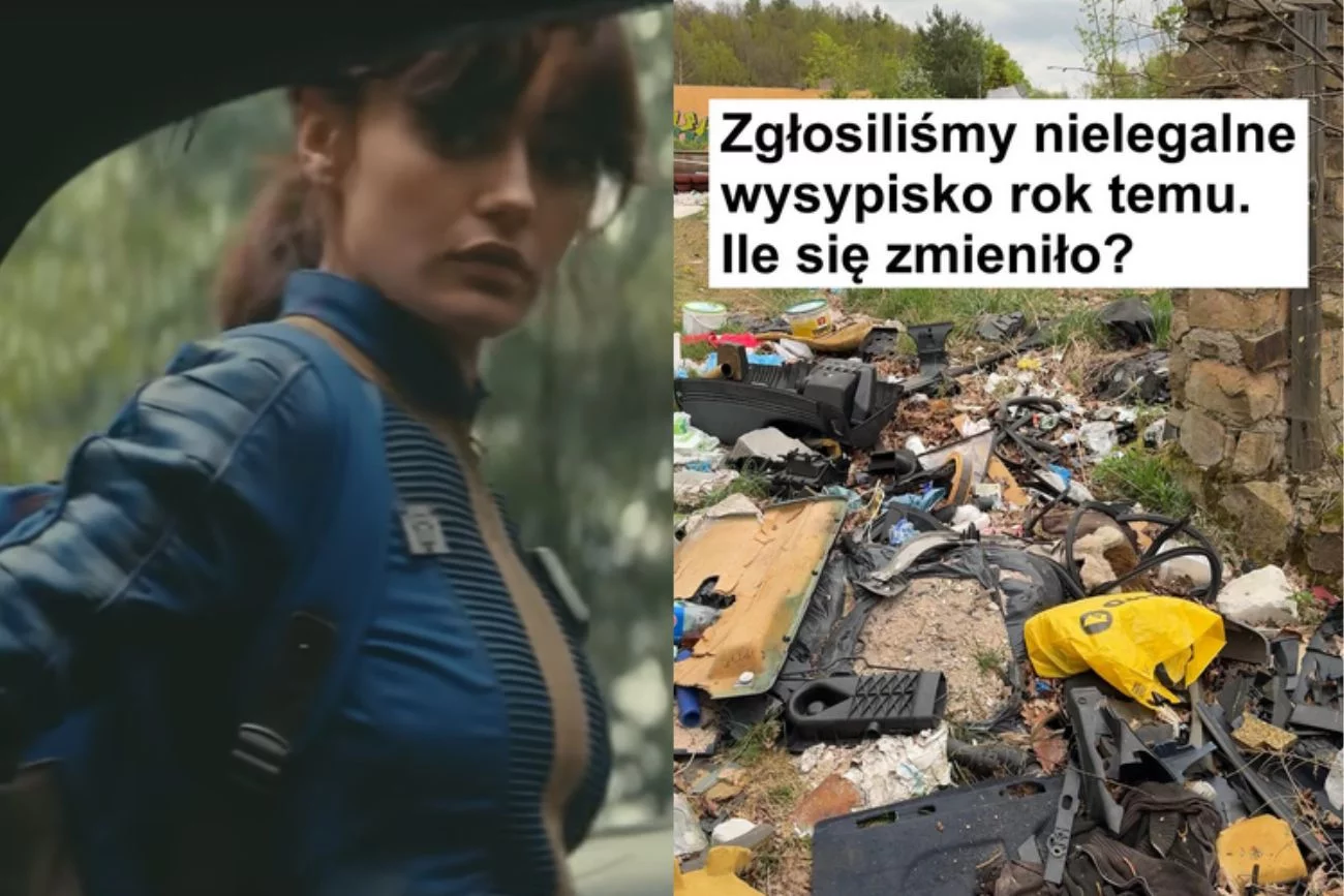 Wysypisko śmieci na Dolnym Śląsku rodem z serialu "Fallout"