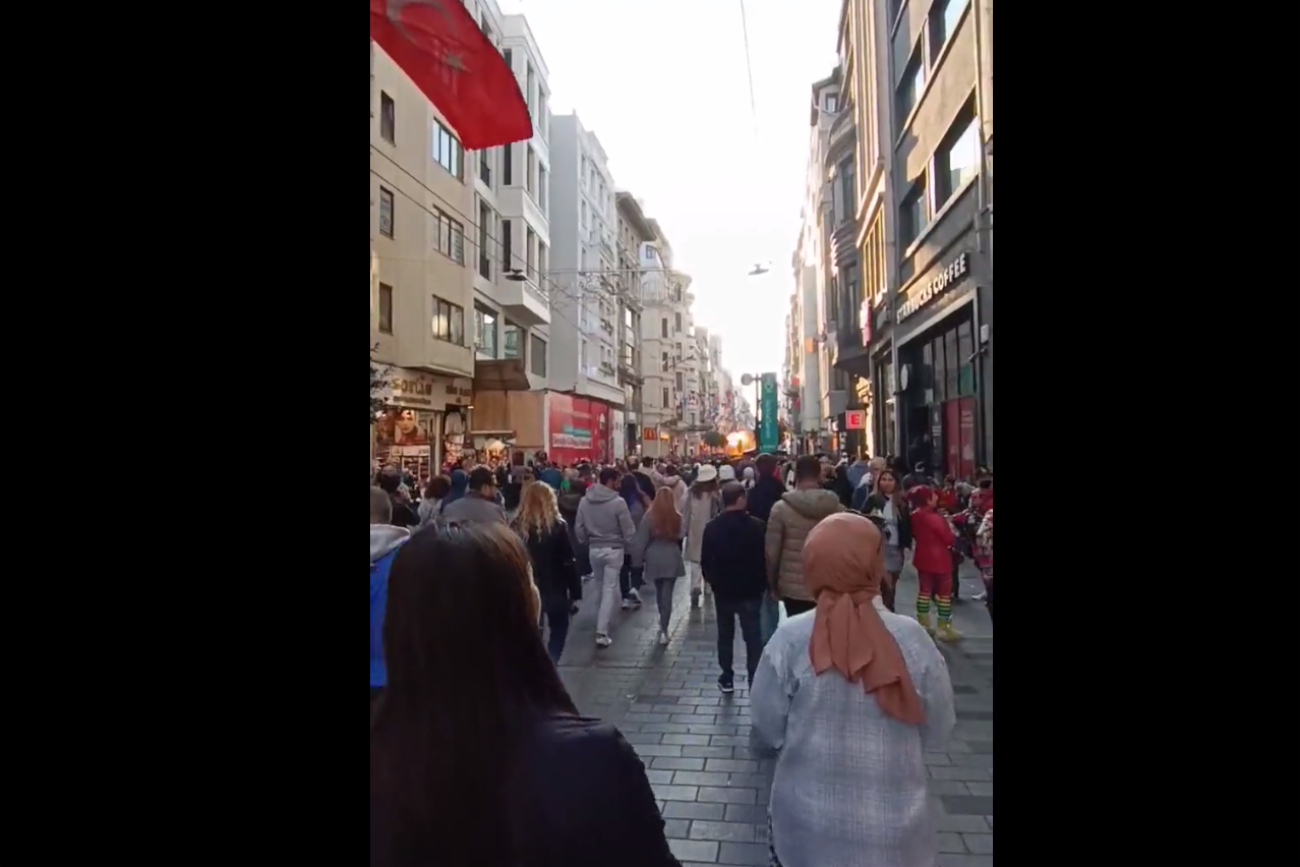 Na nagraniu uchwycono moment wybuchu.