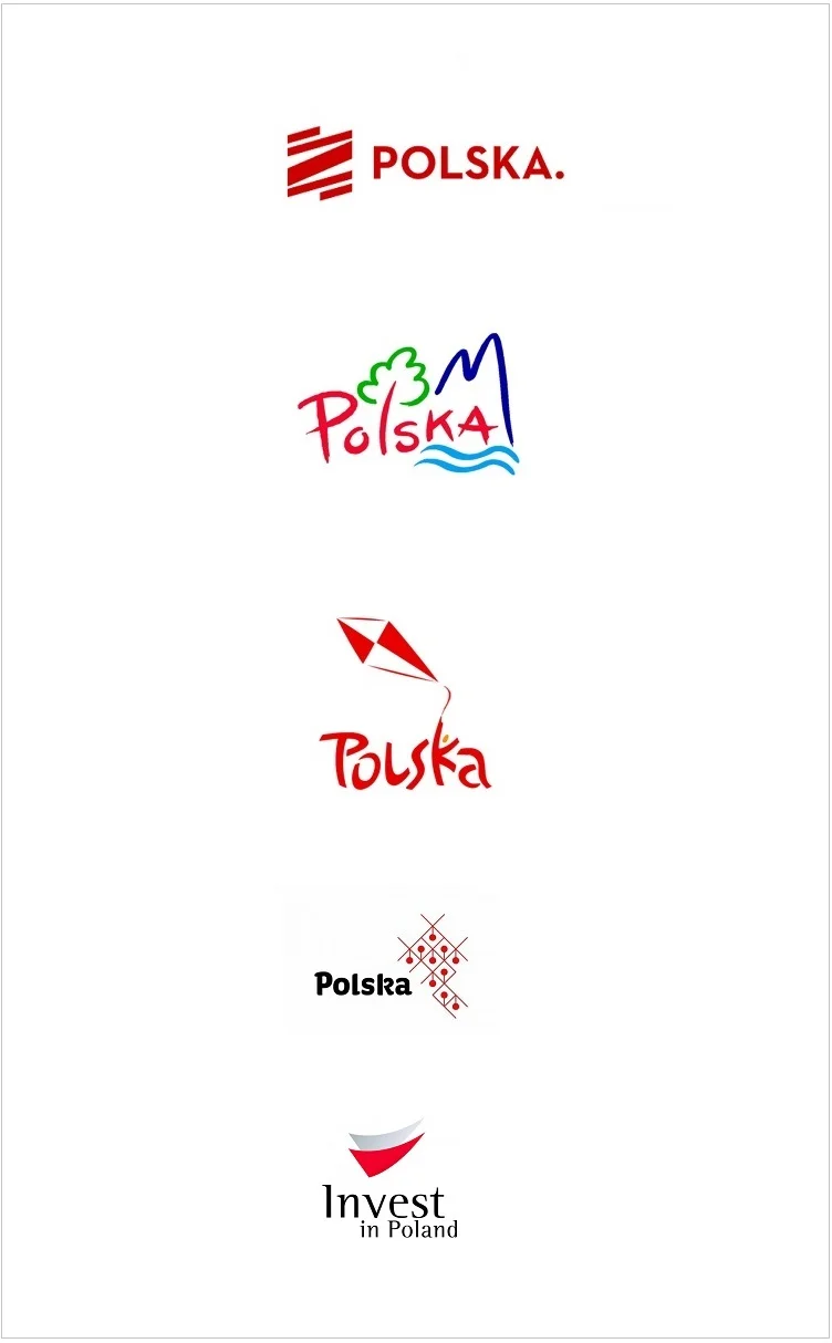 Jeśli założyć, że nie ma wizerunku bez spójności, to Polska nie posiada wizerunku. Kilka z logotypów, które używamy do promocji kraju.