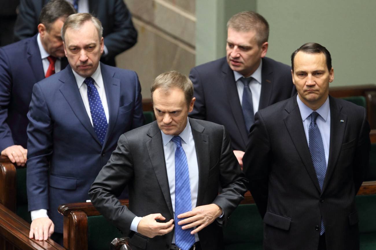 Donald Tusk, Radosław Sikorski, Bartosz Arłukowicz, Włodzimierz Karpiński, Bogdan Zdrojewski