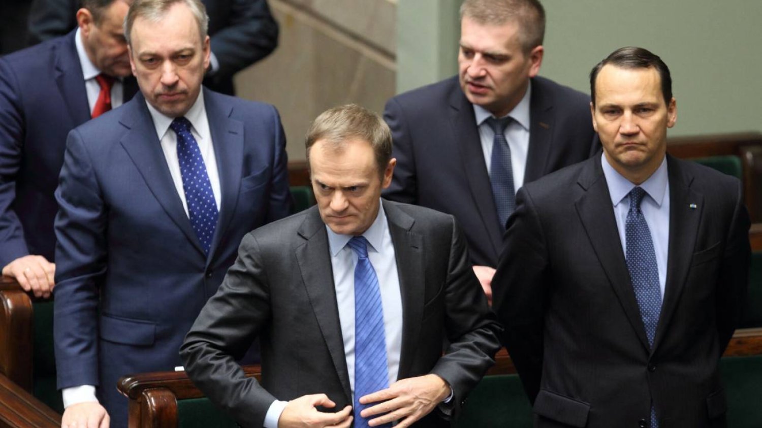 Donald Tusk, Radosław Sikorski, Bartosz Arłukowicz, Włodzimierz Karpiński, Bogdan Zdrojewski