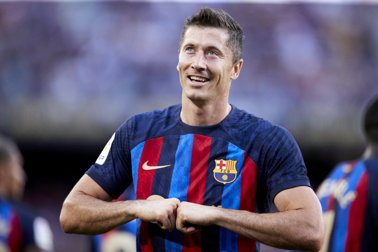 Robert Lewandowski jest najlepszym strzelcem FC Barcelony w dopiero co rozpoczętym sezonie Primera Division.