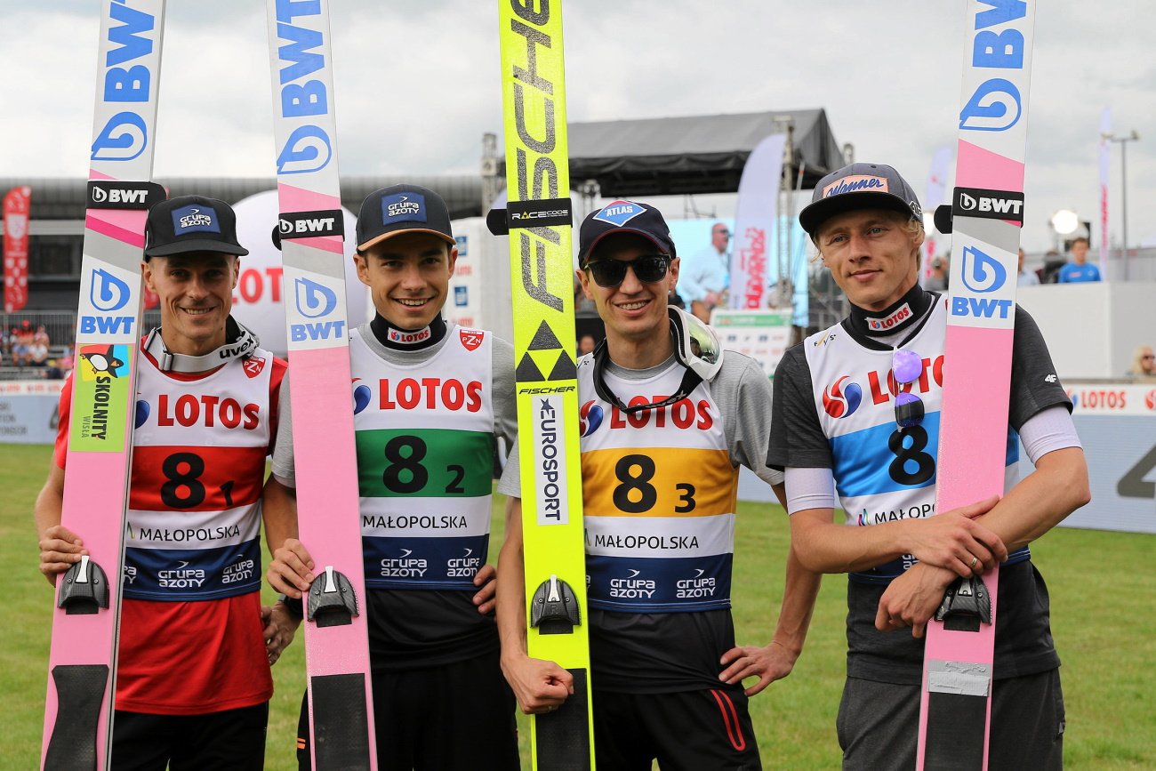 Dawid Kubacki, Kamil Stoch, Jakub Wolny i Piotr Żyła to faworyci mistrzostw Polski w Zakopanem