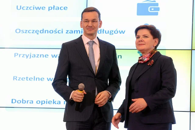 Beata Szydło i Mateusz Morawiecki przedstawiają plan rozwoju