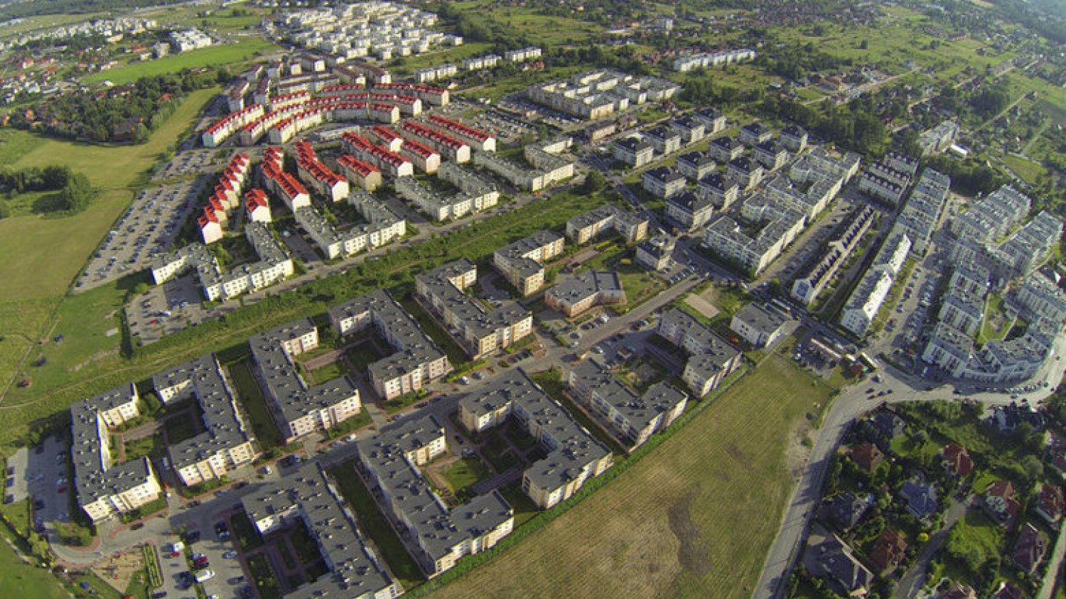 Warszawska Białołęka to jedno z większych nowych osiedli.
