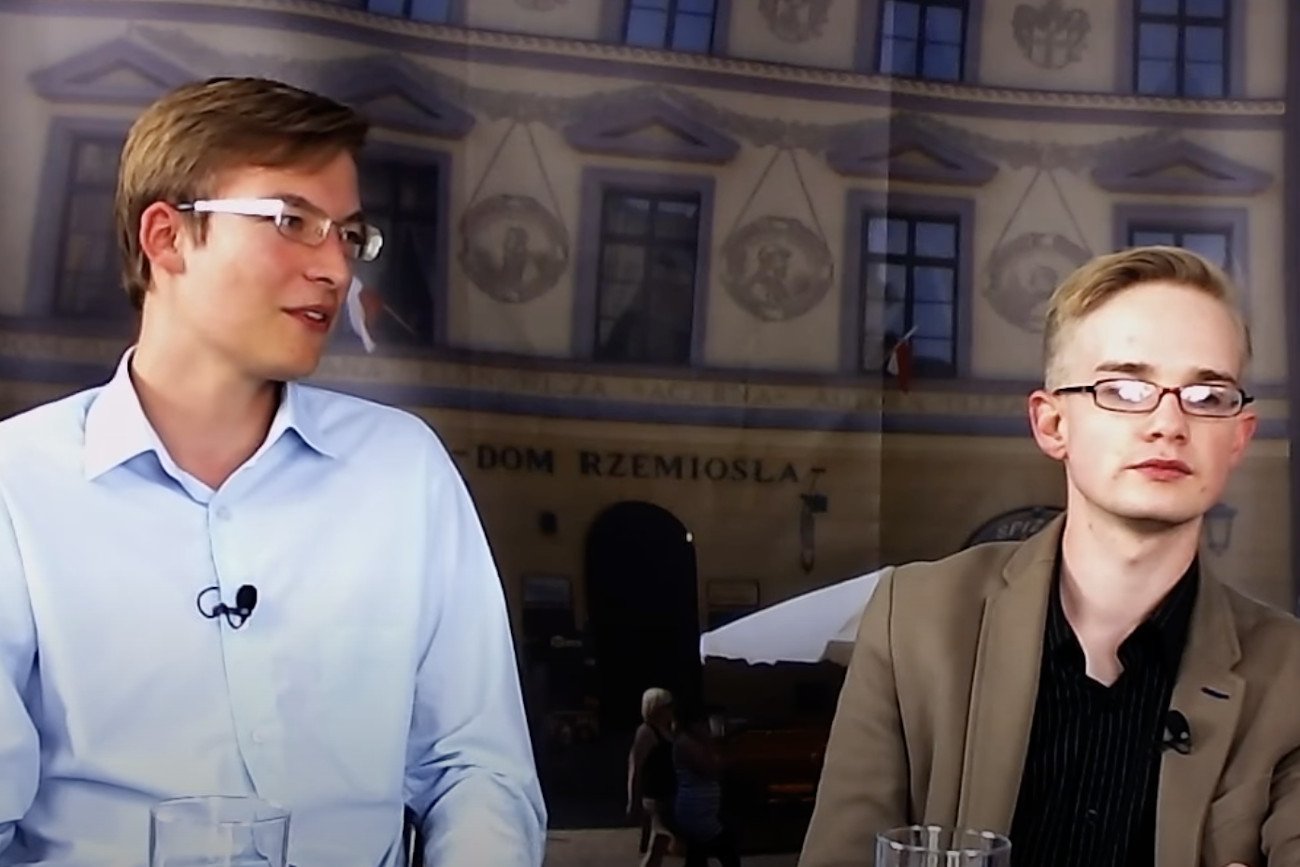 Szymon Dziubicki i Piotr Patkowski w czasach studenckich