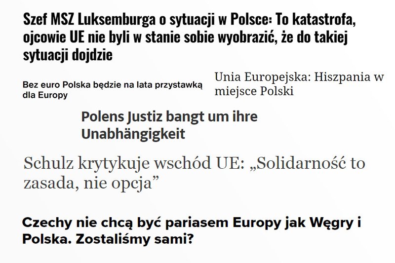 Wystarczy rzucić okiem na najnowsze nagłówki artykułów dotyczących sytuacji geopolitycznej Polski, by zacząć się obawiać o europejską przyszłość tego państwa.