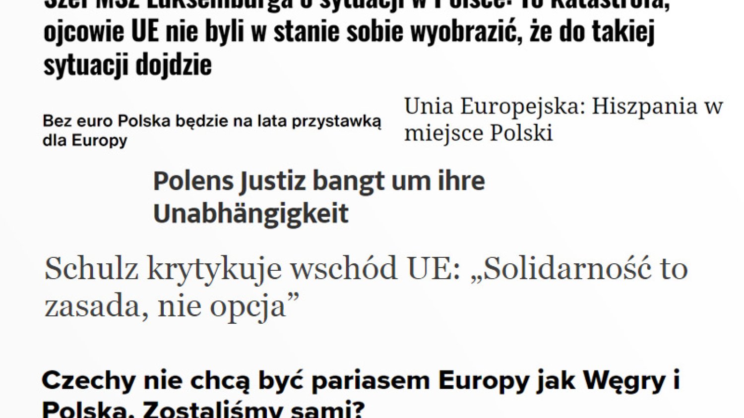 Wystarczy rzucić okiem na najnowsze nagłówki artykułów dotyczących sytuacji geopolitycznej Polski, by zacząć się obawiać o europejską przyszłość tego państwa.