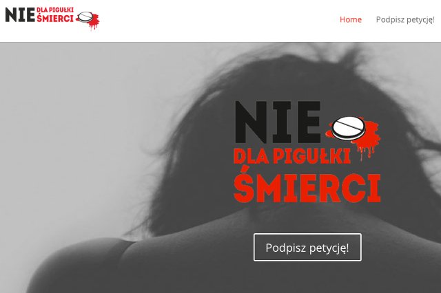 Petycja wzywa premier Ewę Kopacz do "wycofania ze sprzedaży w Polsce preparatu ellaOne bez recepty"