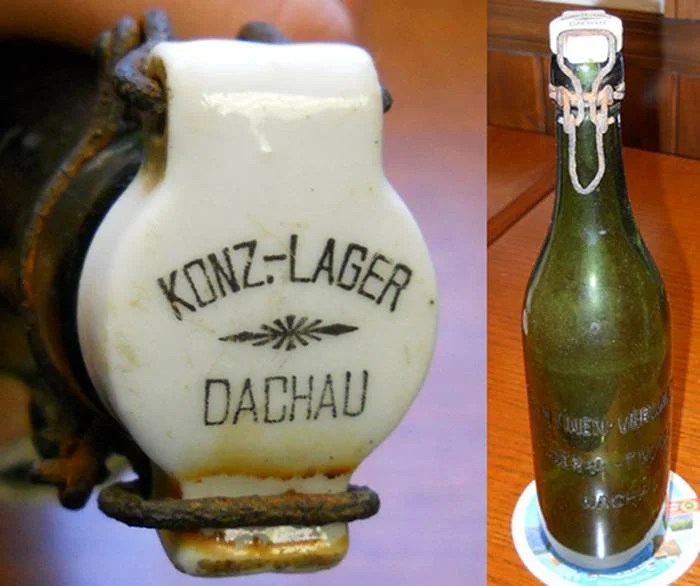 Butelka z kantyny obozowej w KL Daschau