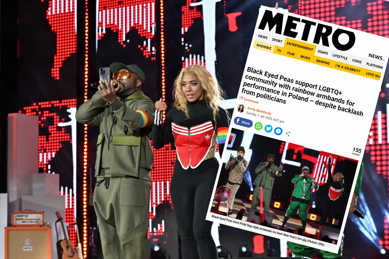 Black Eyed Peas dali czadu. Zagraniczne media cytują polskich polityków