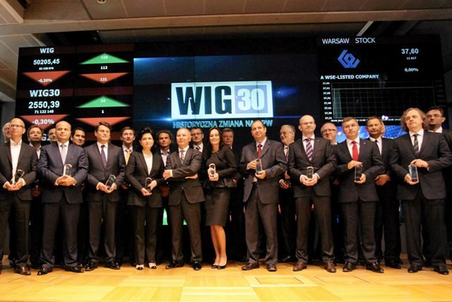 Podczas inauguracji WIG30 obecni byli prezesi bądź inni przedstawiciele wchodzących w jego skład spółek