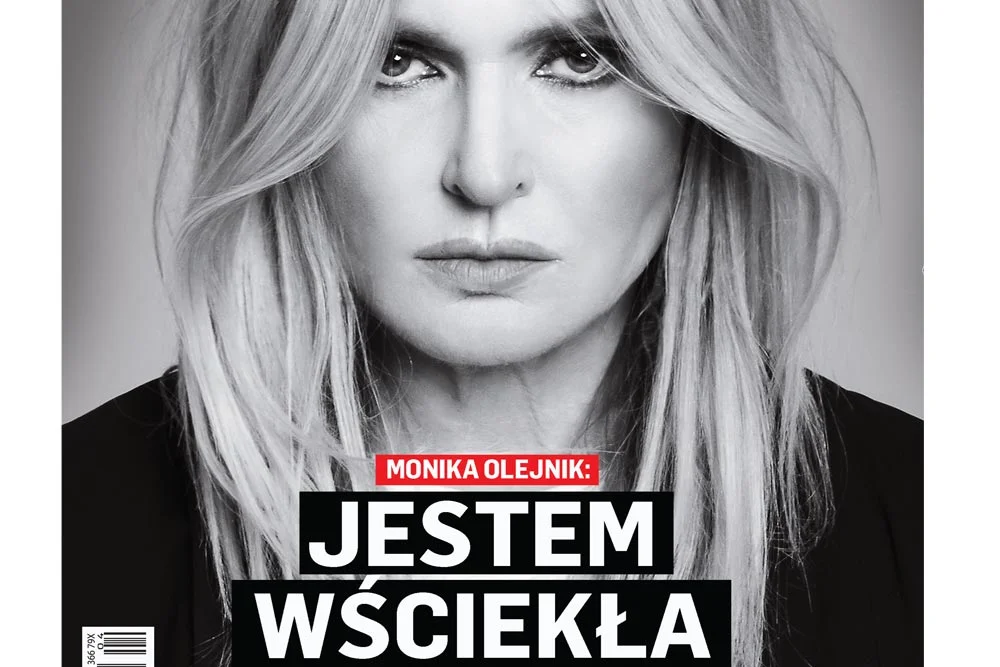 Okładka tygodnika "Newsweek" z Moniką Olejnik.