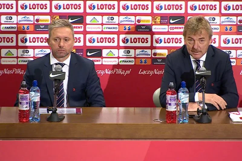 Pierwsza konferencja prasowa z udziałem nowego trenera reprezentacji Polski.