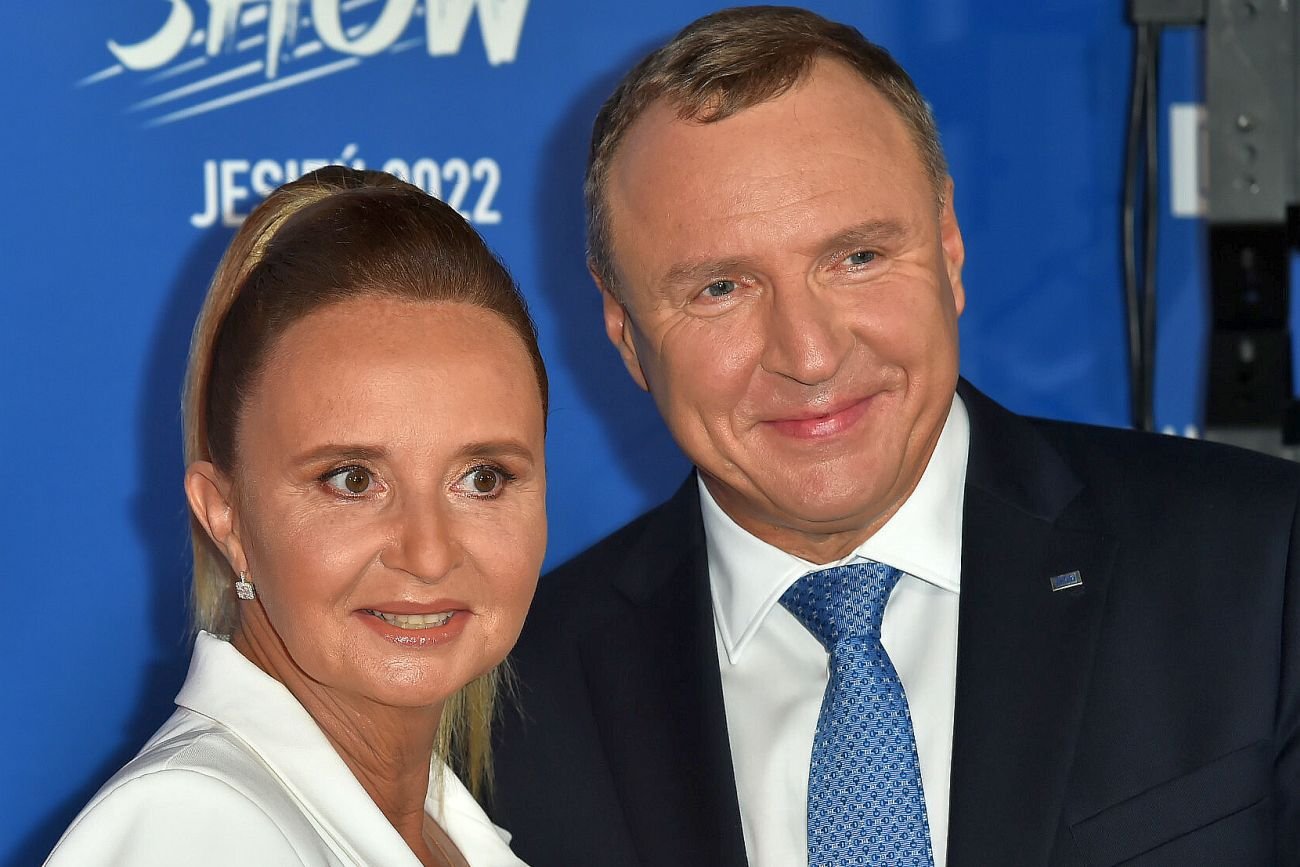 Joanna Kurska (na zdjęciu z mężem, Jackiem Kurskim) boleje nad eliminacją disco polo z telewizyjnych imprez