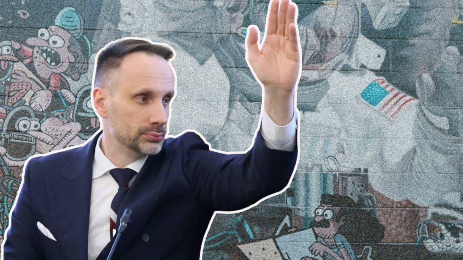 Tańczący Janusz Kowalski. Poseł PiS dał popis swoich umiejętności.