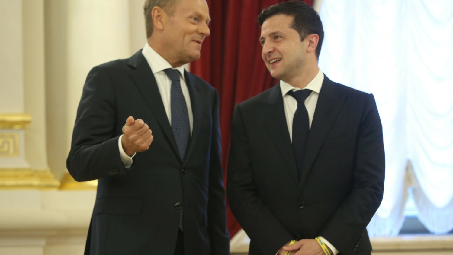 Wołodymyr Zełenski gratuluje Tuskowi wyboru na premiera. Wspomniał też o "wspólnym wrogu"
