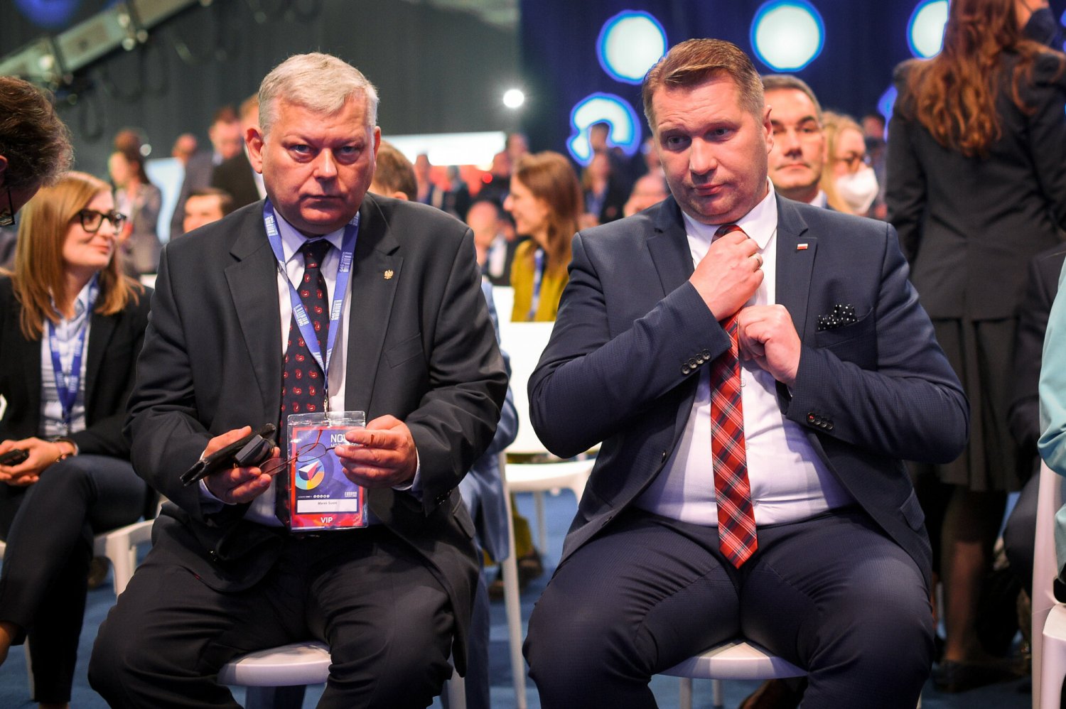 Marek Suski i Przemysław Czarnek. Obaj to posłowie PiS.