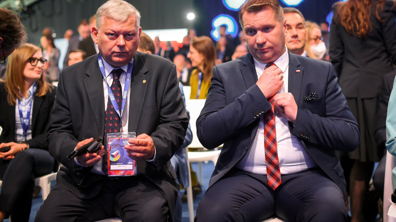 Marek Suski i Przemysław Czarnek. Obaj to posłowie PiS.