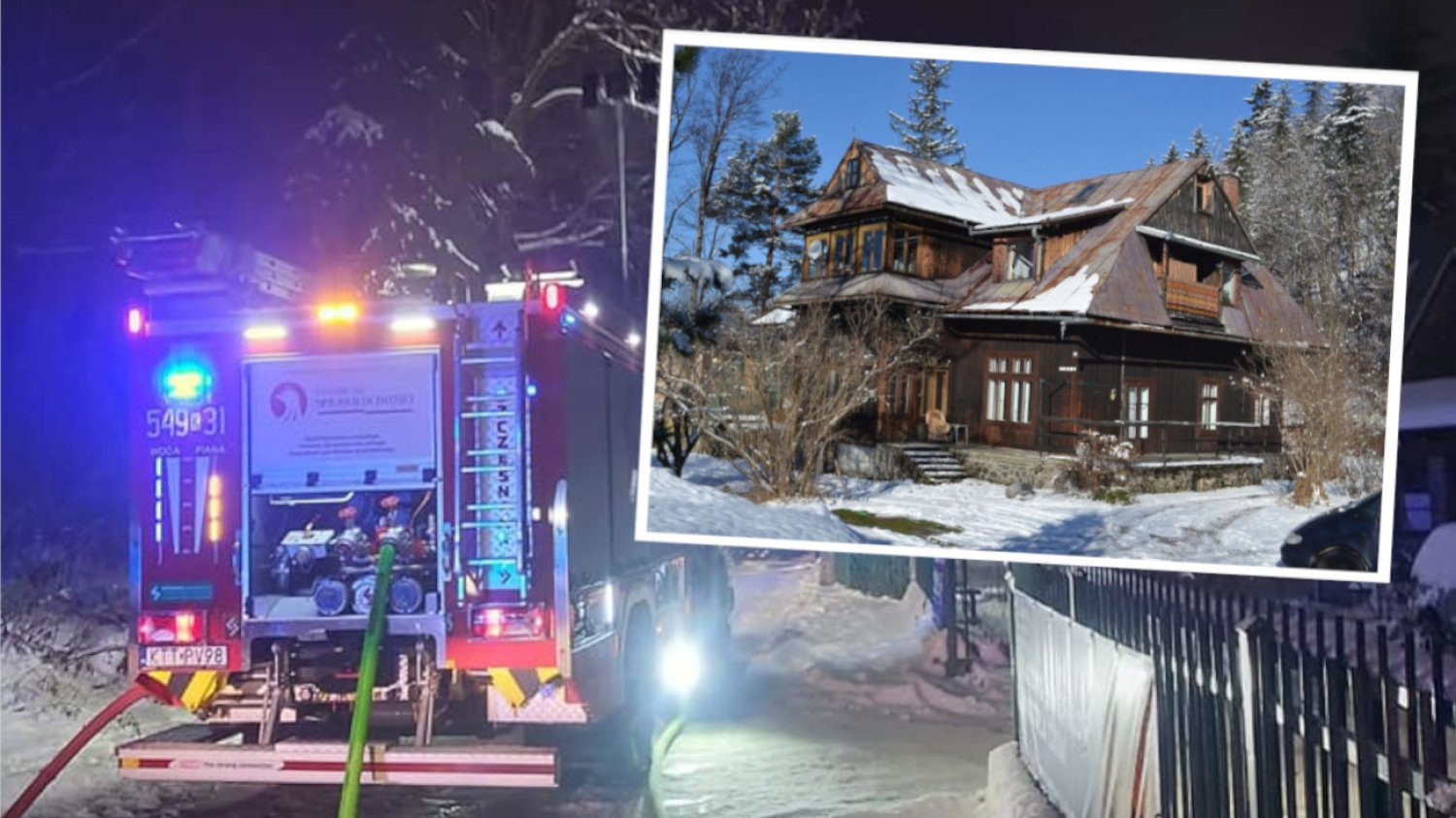 Zakopane. Spłonął cud architektury. Nowe fakty ws. pożaru willi "Skaut"