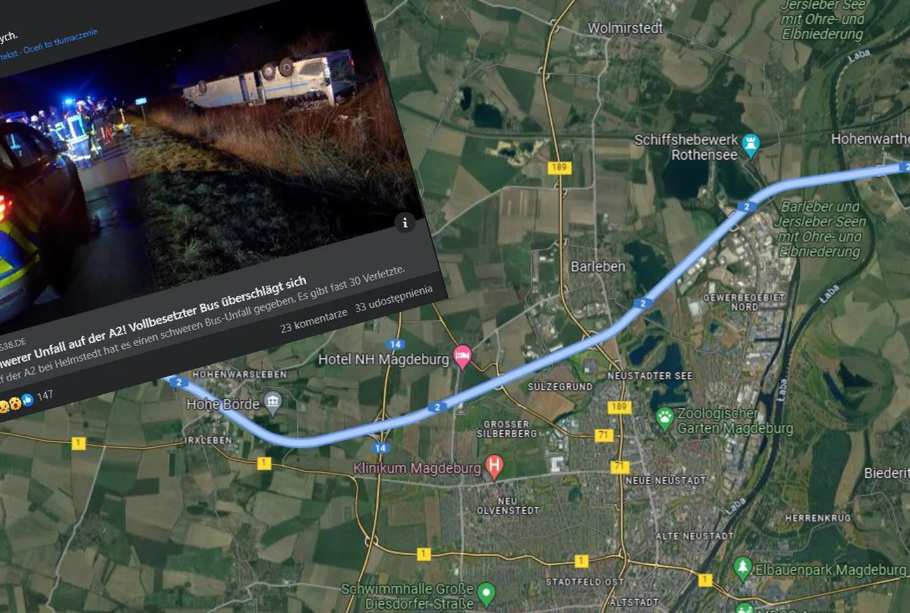 Nowe fakty ws. wypadku autokaru w Niemczech. Przewoźnik zabrał głos.