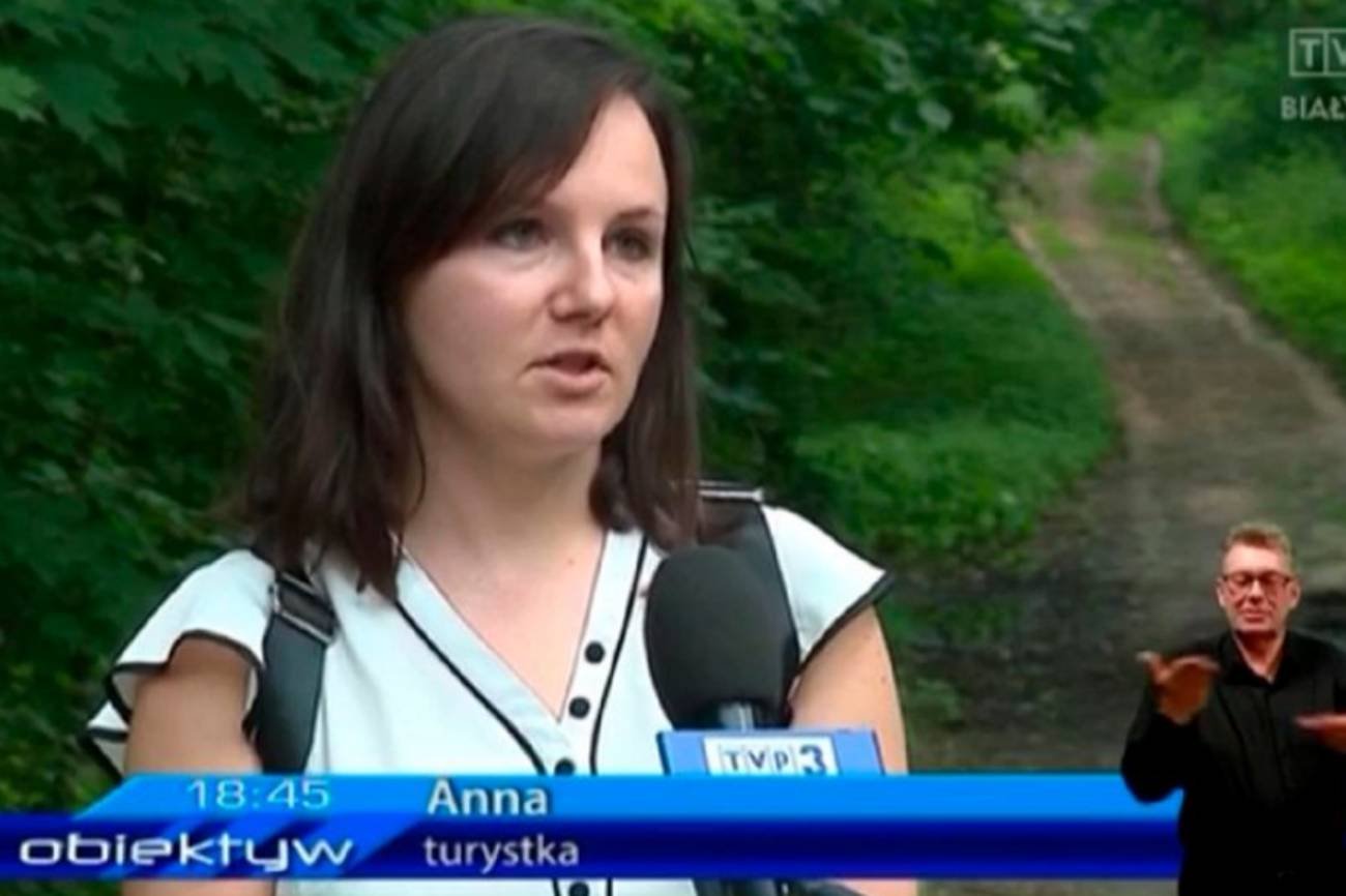 Telewizja TVP3 Białystok podczas jednego ze swoich materiałów promowała serwis Lasów Państwowych.