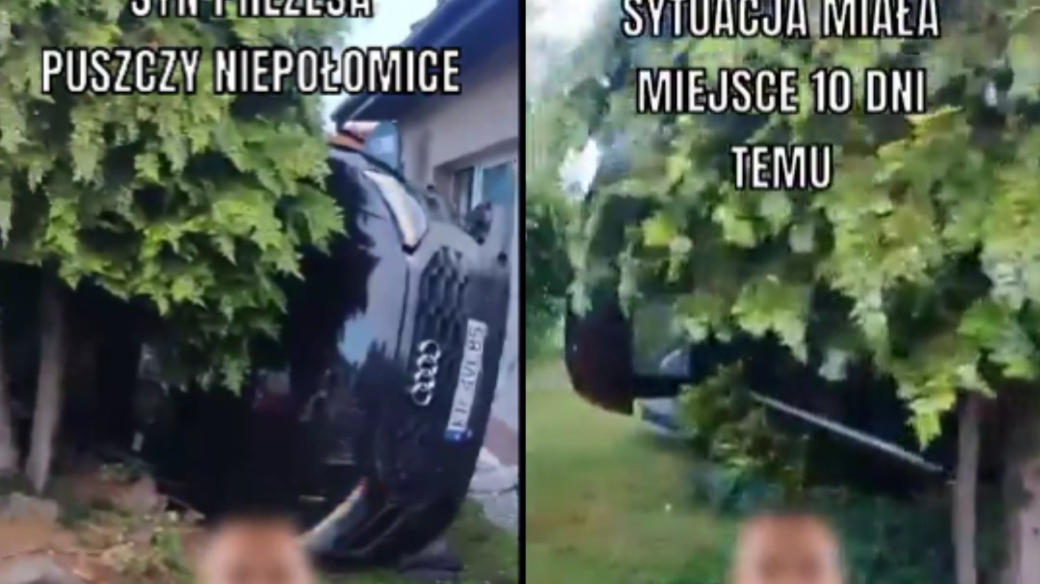 Igor P. rozbił auto. 16-letni syn prezesa Puszczy Niepołomice był pijany