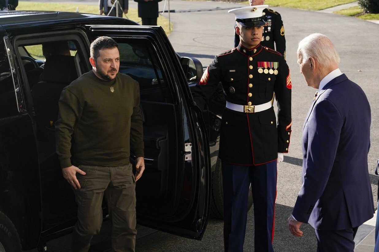 Prezydent Ukrainy Wołodymyr Zełenski