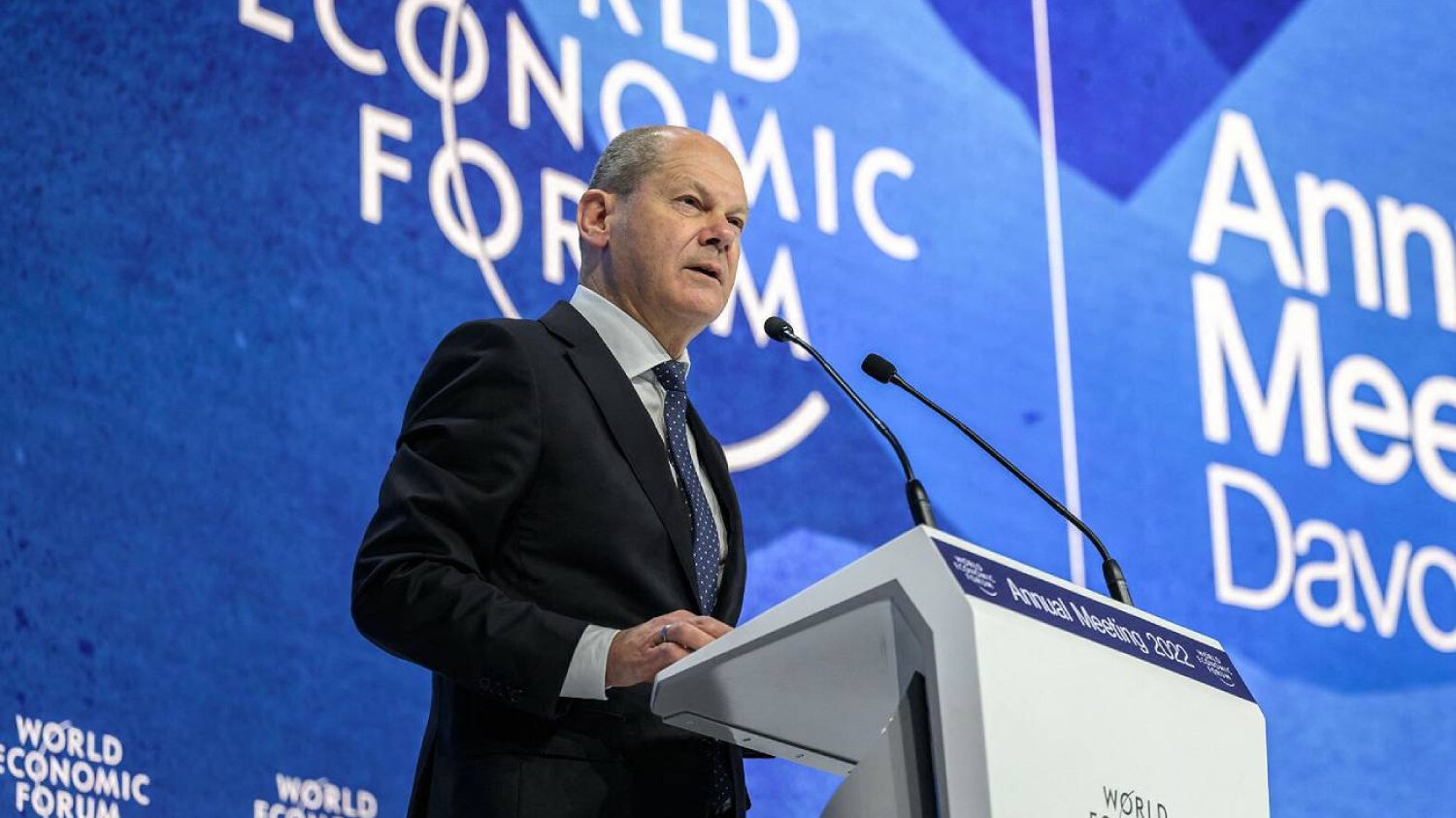 Kanclerz Olaf Scholz podczas Światowego Forum Ekonomicznego w Davos mówił o wojnie w Ukrainie. Kanclerz Olaf Scholz podczas Światowego Forum Ekonomicznego w Davos mówił o wojnie w Ukrainie