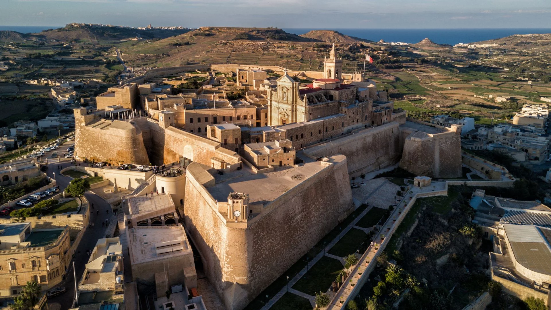 Cytadela w Rabacie, stolicy Gozo Cytadela na Gozo