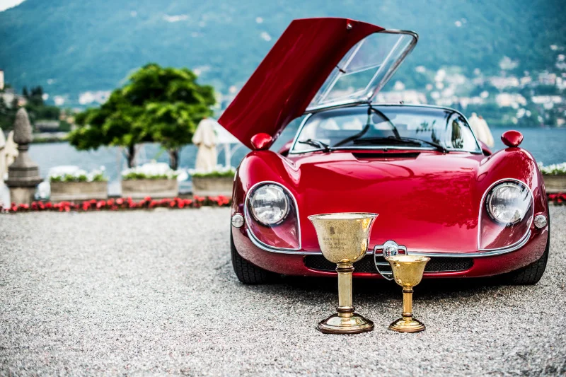 Zwycięska Alfa Romeo 33/2 Stradale