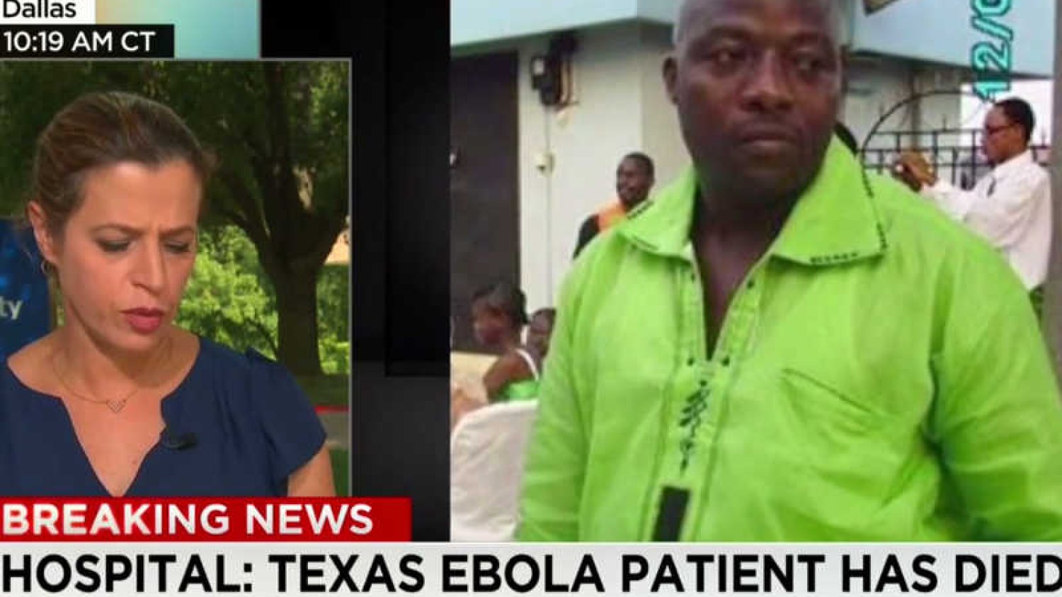 Zmarł pierwszy pacjent, u którego Ebola objawiła się poza Afryką.