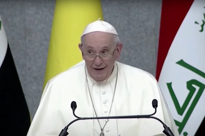 Papież Franciszek w Iraku.