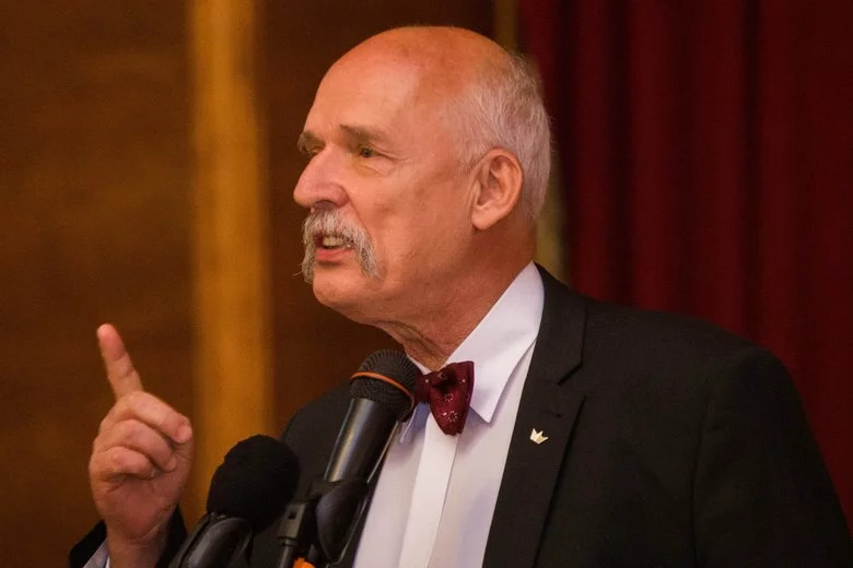 Janusz Korwin-Mikke wziął udział w debacie na temat edukacji.