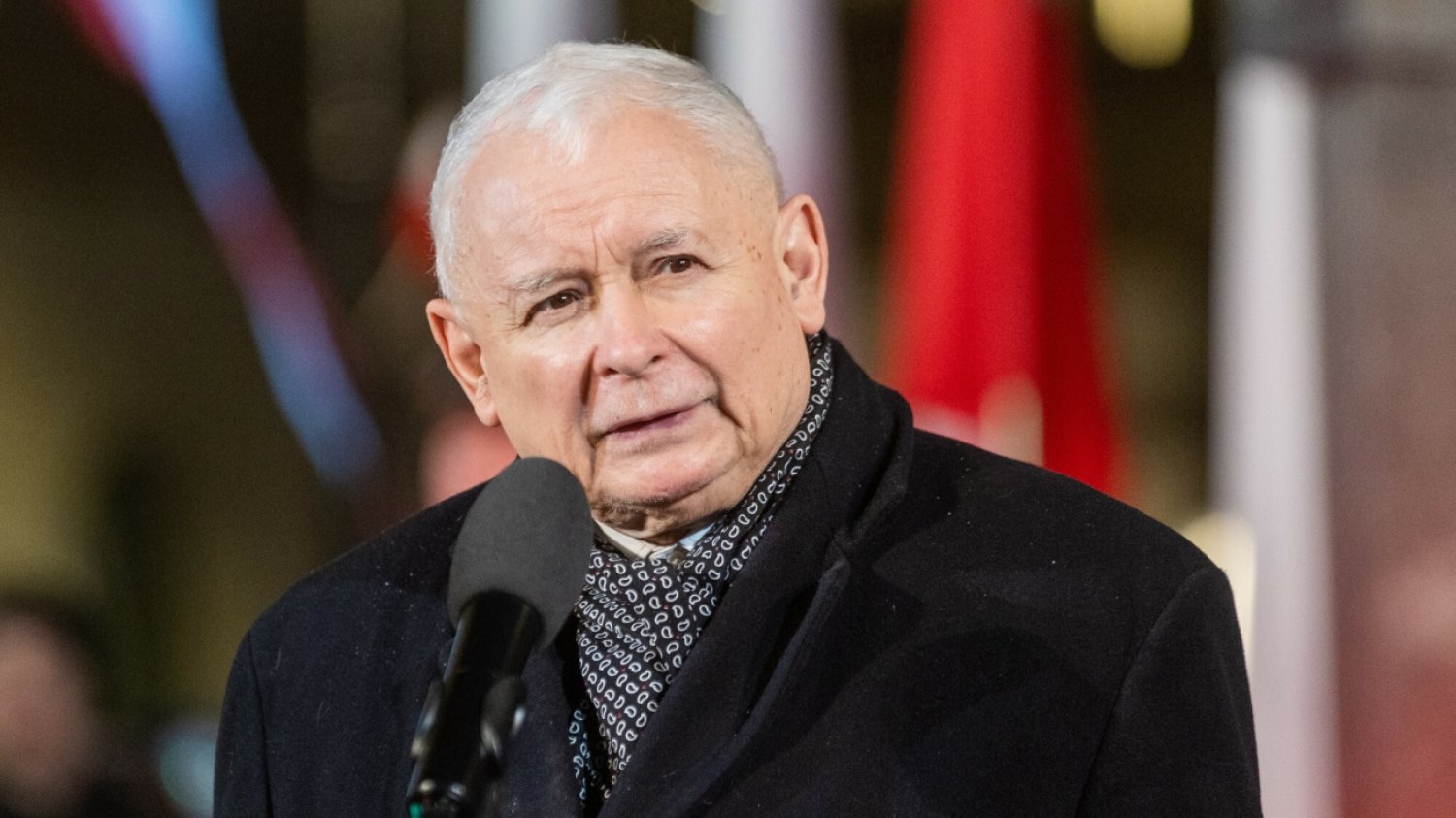 Poseł Jarosław Kaczyński, prezes Prawa i Sprawiedliwości.