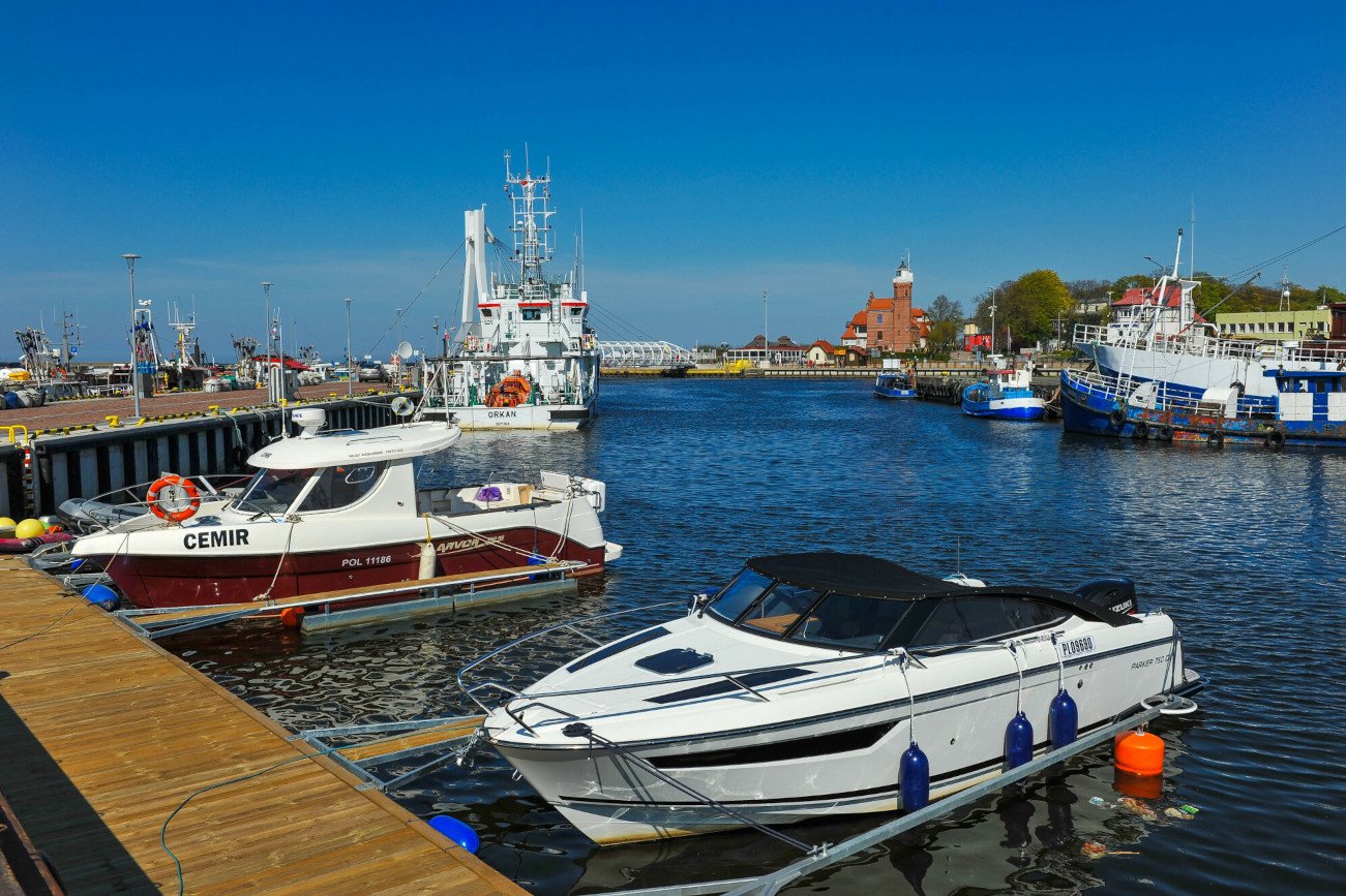 Rosjanie przybili do portu w Ustce, ale nie mogą zejść na ląd. Pilnuje ich straż graniczna (Zdjęcie poglądowe)