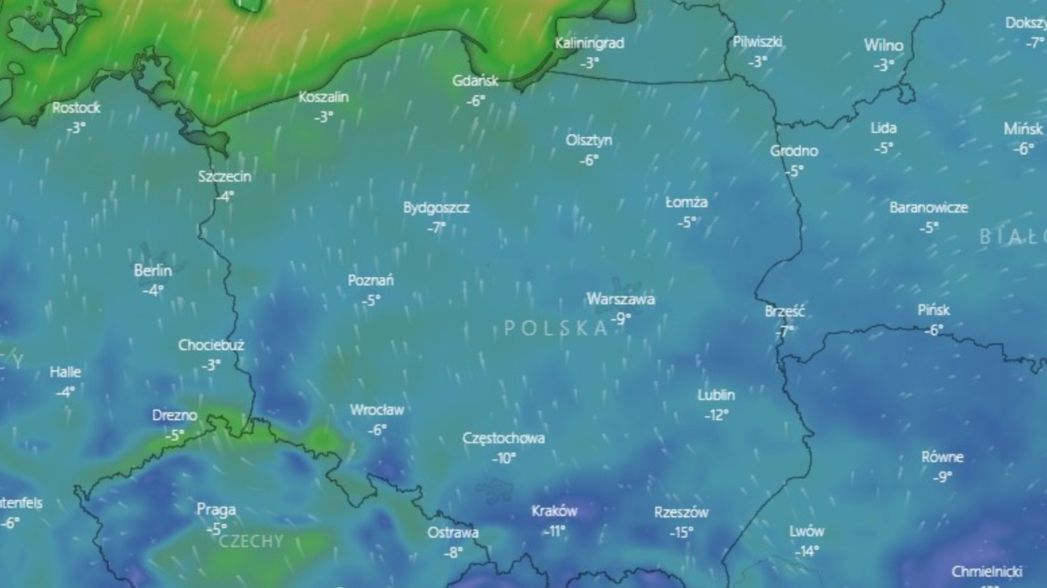 W tym tygodniu w Polsce będzie mroźno.