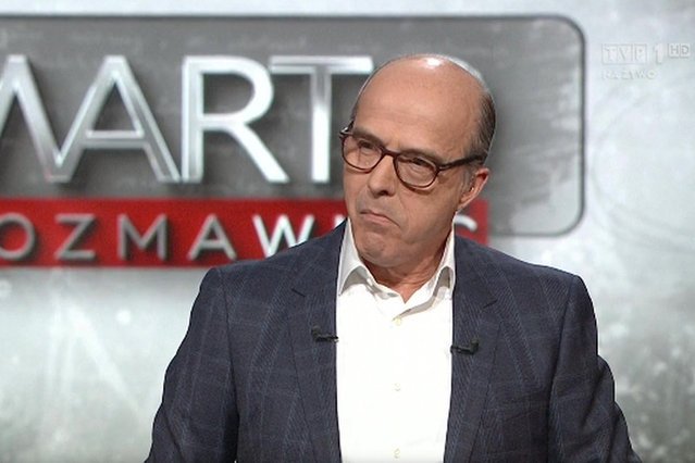 Jan Pospieszalski w programie "Warto rozmawiać" połączył sportową rywalizację Polski i Ukrainy na Euro 2016 z zaszłościami historycznymi związanymi z rzezią wołyńską.