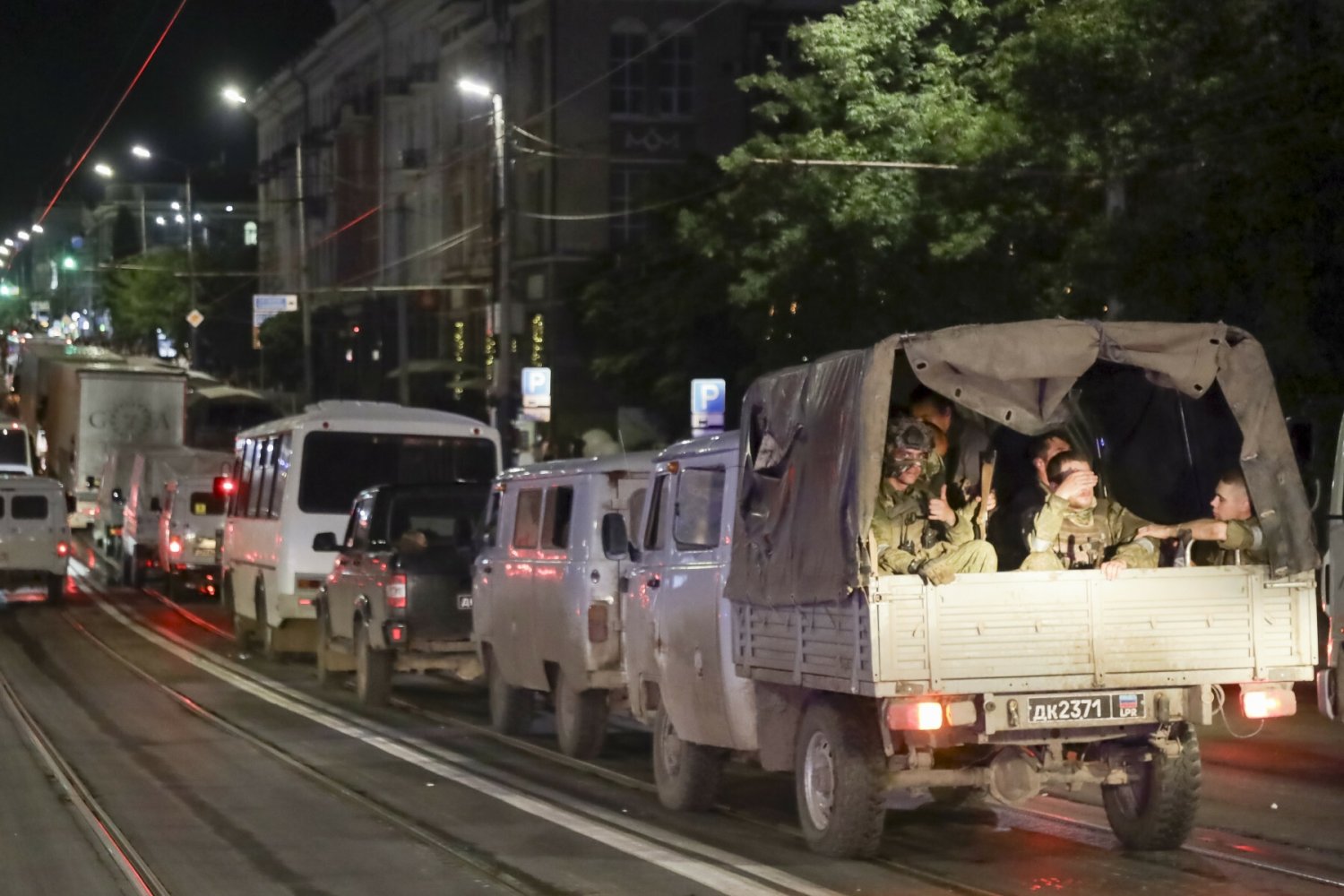 Najemnicy Grupy Wagnera w Rosji.