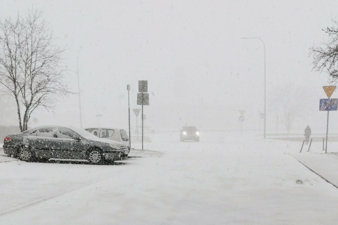 Niż Ida nad Łodzią.
