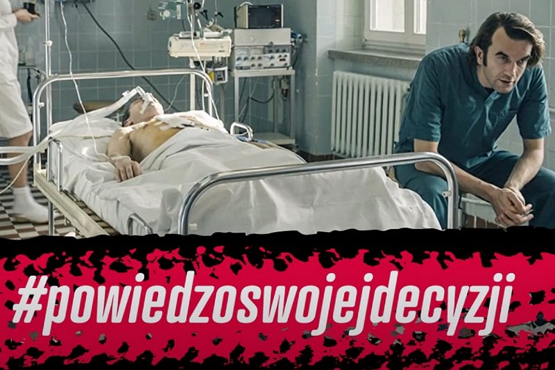 Kampania społeczna #powiedzoswojejdecyzji na rzecz dawców oraz transplantologii.