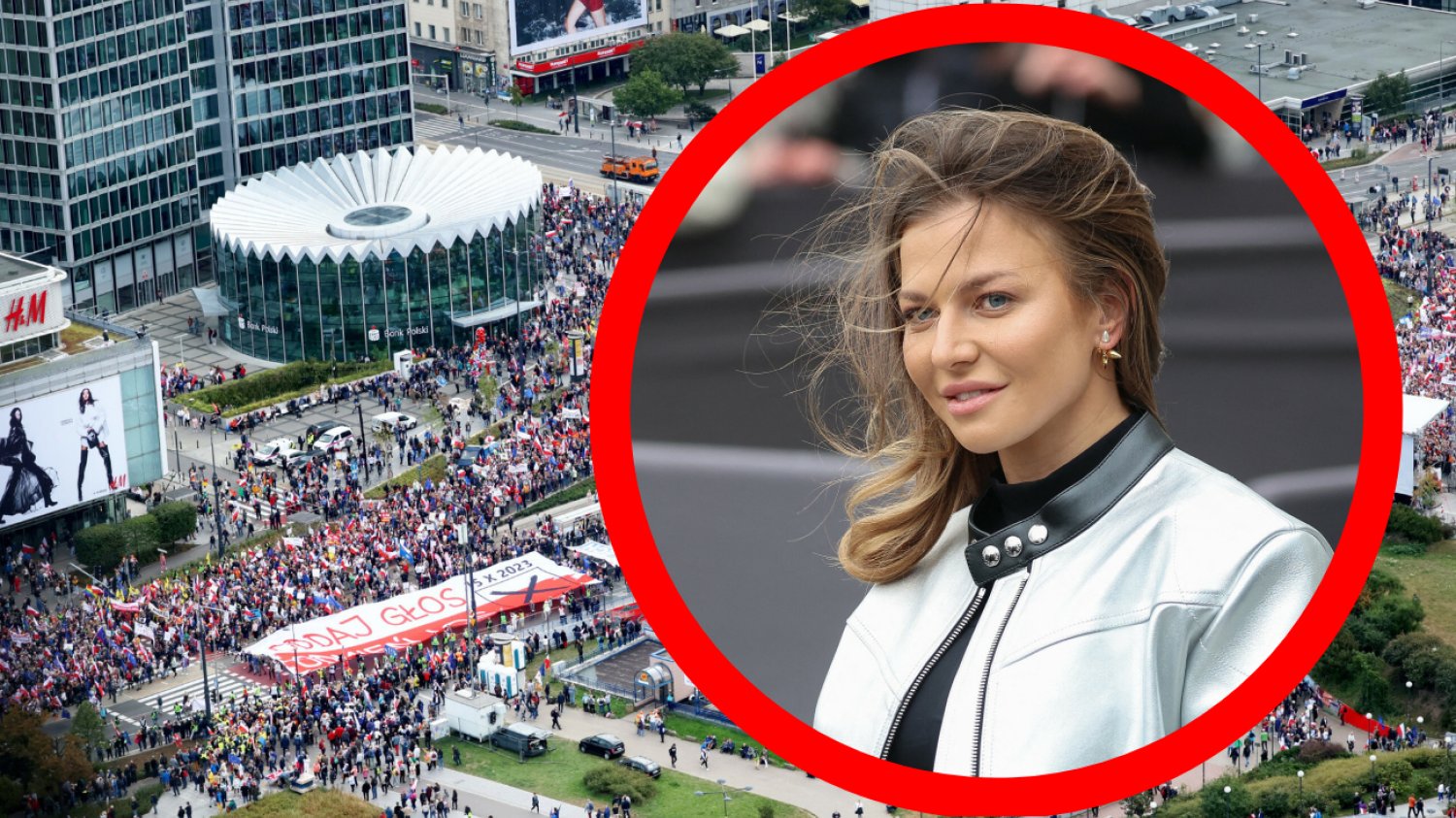 Anna Lewandowska nie mogła pojawić się na niedzielnym marszu, ale skomentowała go w sieci.