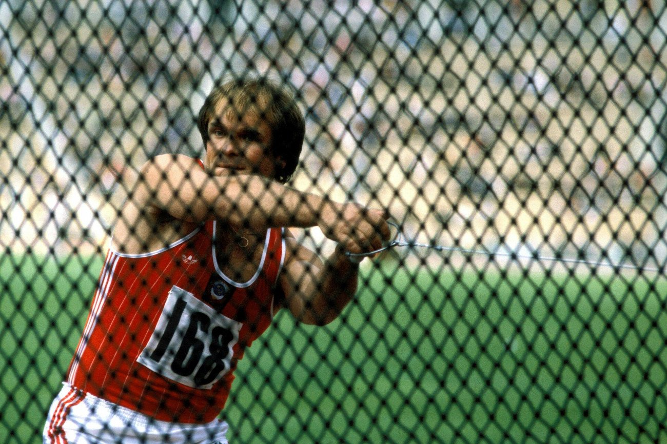 Jurij Siedych w 1966 roku pobił rekord świata w rzucie młotem, uzyskując wynik 86,74 m.