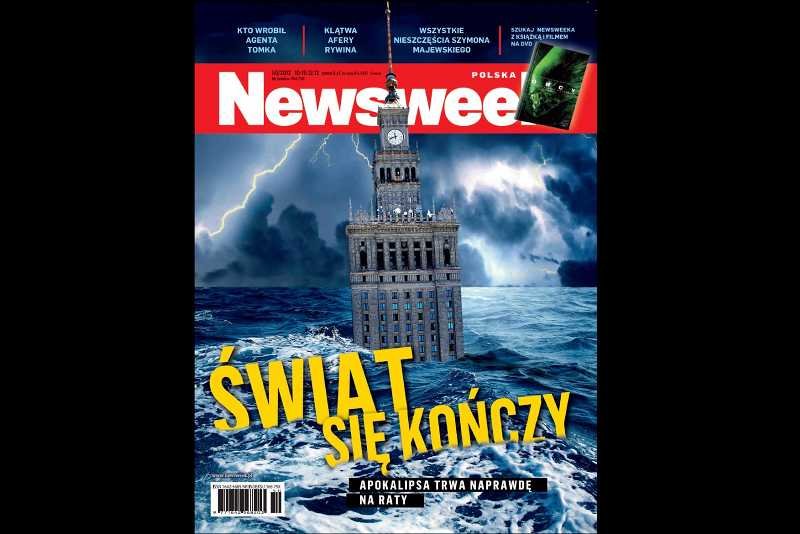 Okładka tygodnika "Newsweek Polska" z tekstem porównującym retorykę dzisiejszej prawicy i komunistów.