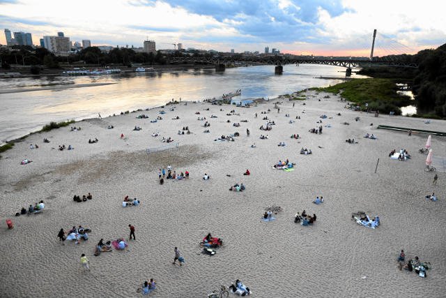 Plaża nad Wisłą