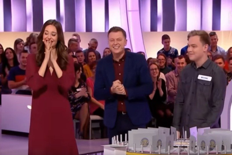 Wpadka Michała rozbawiła publiczność i prowadzących.